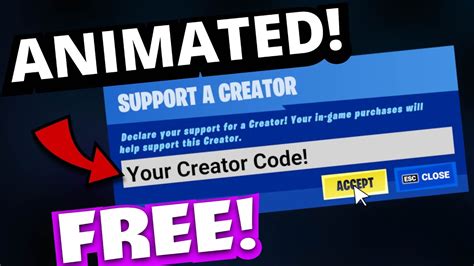 can you get a fortnite creator code from tiktok